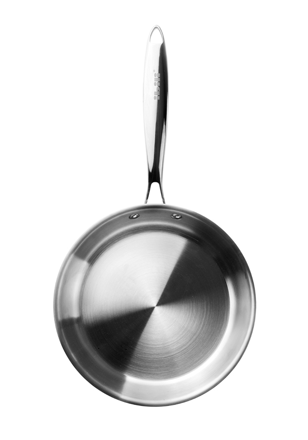 SARTEN INDUC INOX+ALUM+INOX TRIPLY NATURAL 652930 IBILI 30 CM