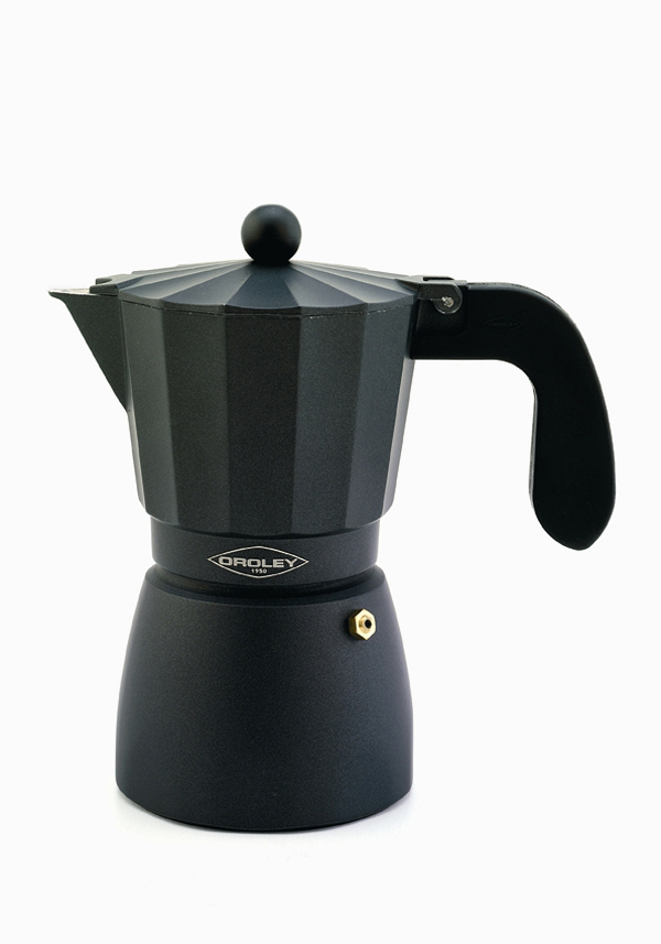 CAFETERA ALUMINIO TOUAREG NEGR 215040200 OROLEY 3 TZ