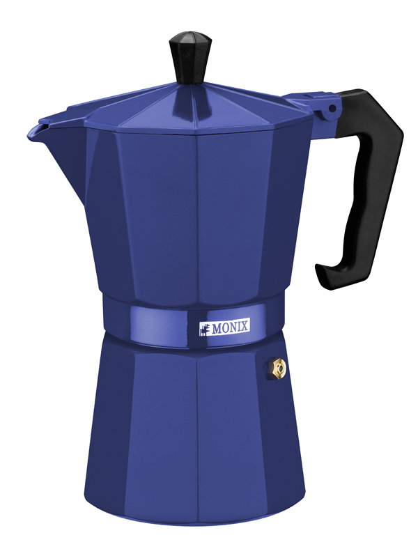 CAFETERA ALUMINIO AZUL M301706 MONIX 6 TZ