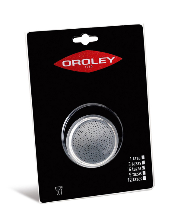 FILTRO ALUMINIO CAFETERA 151040200 OROLEY 3 TZ