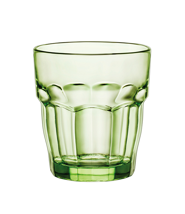 VASO AGUA VERDE ROCK BAR PACK 6 8159046 BORMIOLI 27 CL