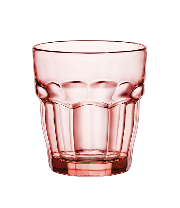 VASO AGUA NARANJA ROCK BAR PACK 6 8159045 BORMIOLI 27 CL