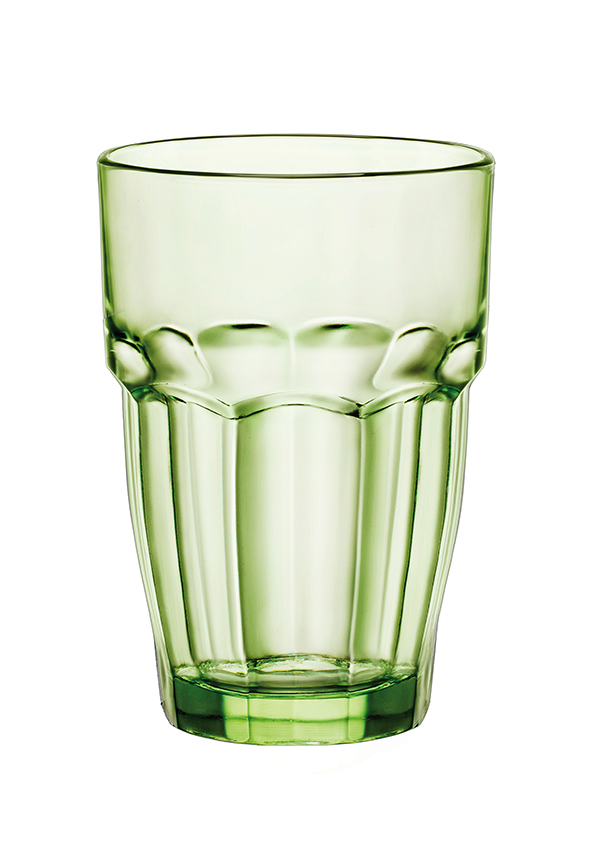VASO ALTO VERDE ROCK BAR PACK 6 8159049 BORMIOLI 37 CL