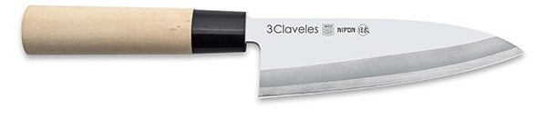 CUCHILLO COCINA NIPON DEBA 1934 3 CLAVELES 15 CM