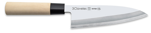 CUCHILLO COCINA NIPON DEBA 1935 3 CLAVELES 21 CM