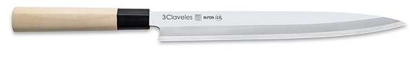 CUCHILLO COCINA NIPON YANAGIBA 1937 3 CLAVELES 30 CM