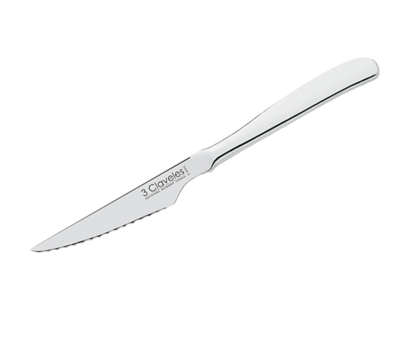 CUCHILLO CHULETERO MONOBLOC 1515 3 CLAVELES 110 MM