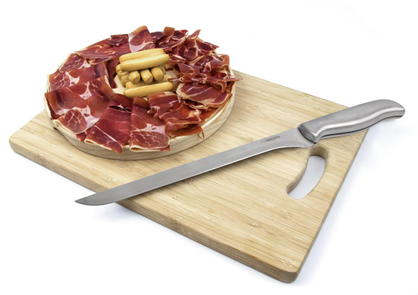 CUCHILLO JAMONERO + CHAIRA NIROSTA 43356 FACKELMANN -