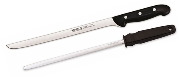 CUCHILLO JAMONERO + CHARIA 151900 ARCOS -