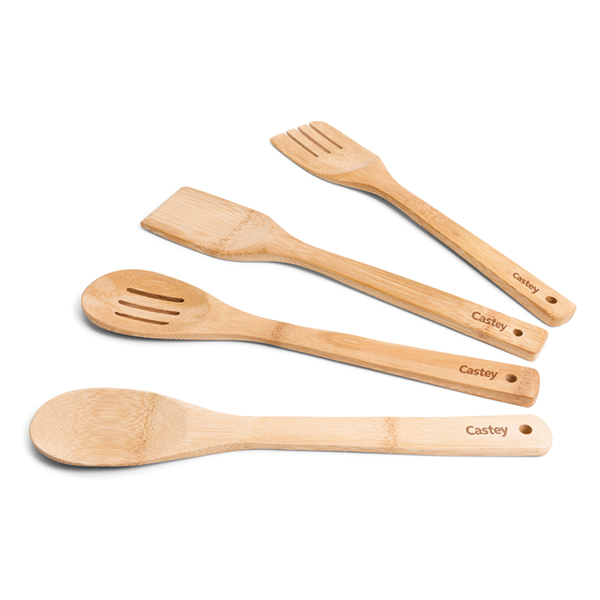 UTENSILIOS COCINA BAMBU 4 PZAS C-UTBAM CASTEY -