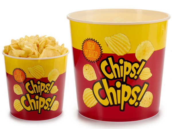 CUBO PATATAS CHIPS 36615 ARTE REGAL 20X21.5 CM