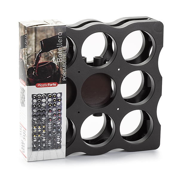 BOTELLERO MODULAR 9 BOTELLAS 11896 PLASTIFORTE 36X34,5X17