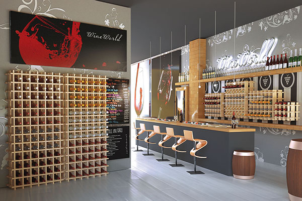 BOTELLERO MADERA 9 BOT. RIOJA RI9000.99 ASTIGARRAGA 32,5X43X22