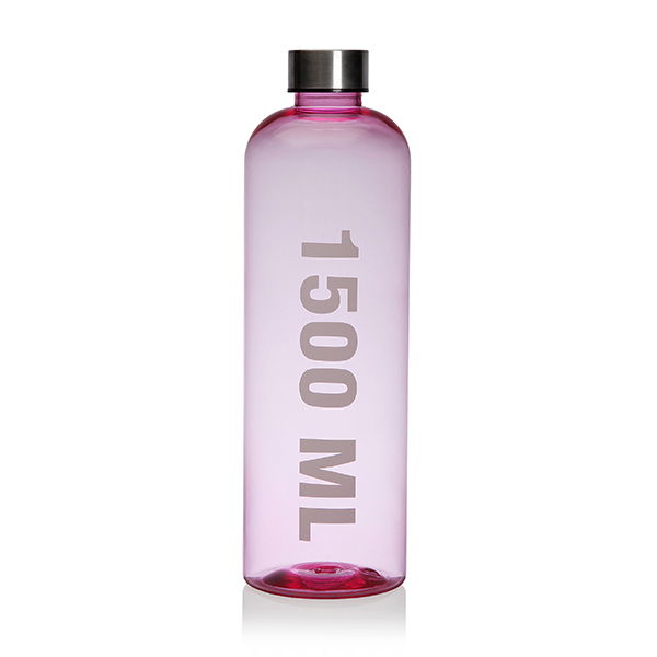 BOTELLA AGUA PS-INOX ROSA 22080019 VERSA 1500 ML