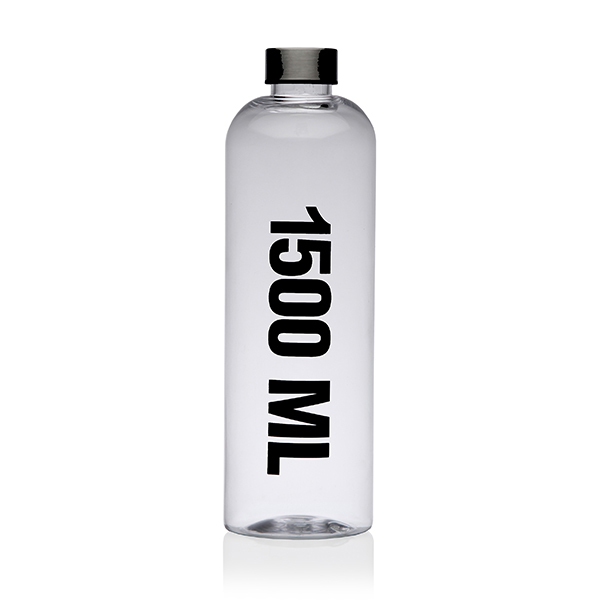 BOTELLA AGUA PS-INOX TRANSPARENTE 22080003 VERSA 1500 ML