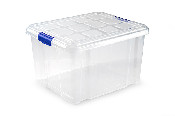 CAJA MULTIUSO TRANSPARENTE 11117 PLASTICFORTE 25 L