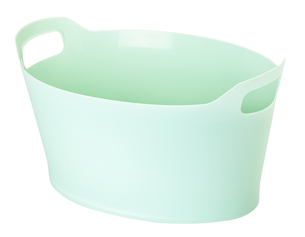 CESTA ROPA OVAL BASKET TURQ 10799 VIGAR 7,5 L