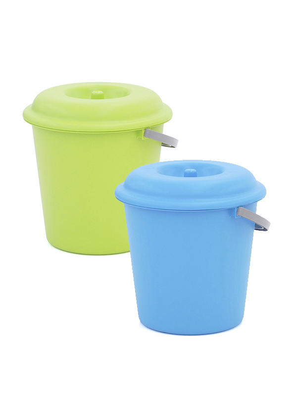 CUBO BASURA C/TAPA SURTIDO 6416L PLASTIKEN 16 L