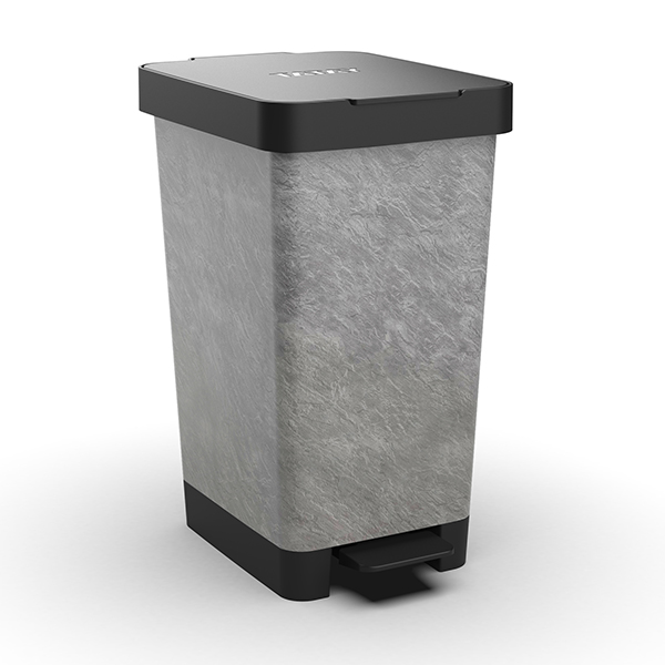 CUBO PEDAL SMART DECO PIEDRA 1021203 TATAY 25 L