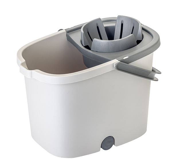 CUBO ESCURRIDOR AUTOM C/RUEDA 16 L 1088 VIGAR 40X28X31