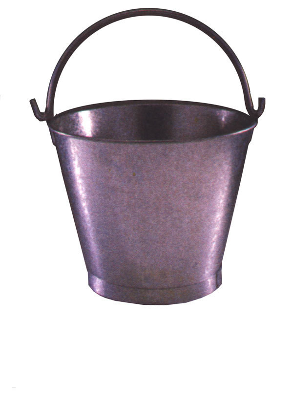 CUBO CONICO GALVANIZ ASA LISA 1120012 SOLER 23 CM 10 L