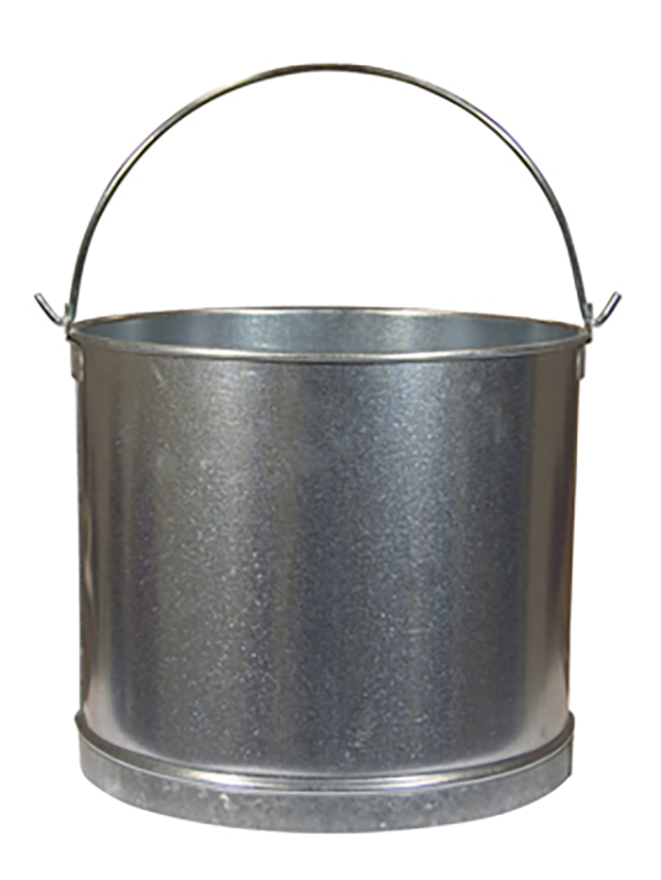 CUBO RECTO GALVANIZ S/TAPA 23X25 33333 FLORES CORTES 11 L