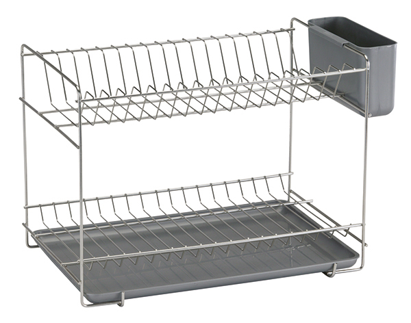 ESCURREPLATOS INOX PEQUEÑO 90985 SAUVIC 25X28X38,5