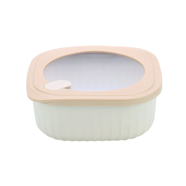 HERMETICO PP CUADRADO BEIGE S-C1400 CASTEY 1400 ML