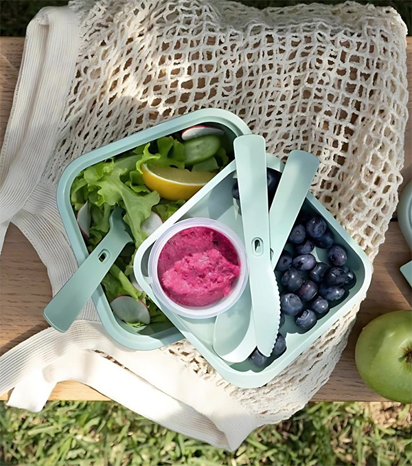 HERMETICO C/ACC CUADRADO SMART TO GO LUNCH 1,1 L 249947 KETER 16X16X8,8