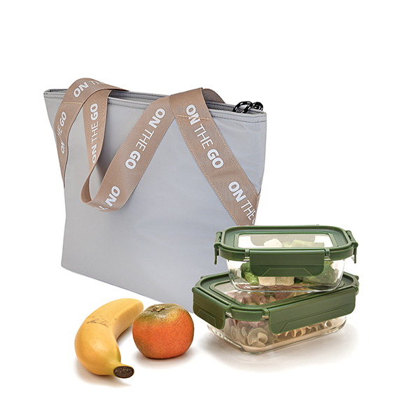 BOLSA PORTALIMENTOS GRIS 9031-TG IRIS 3,7 L