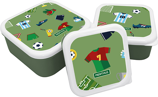 FIAMBRERA ALMUERZO INFANTIL FUTBOL SET-3 FIH 1329 NERTHUS -