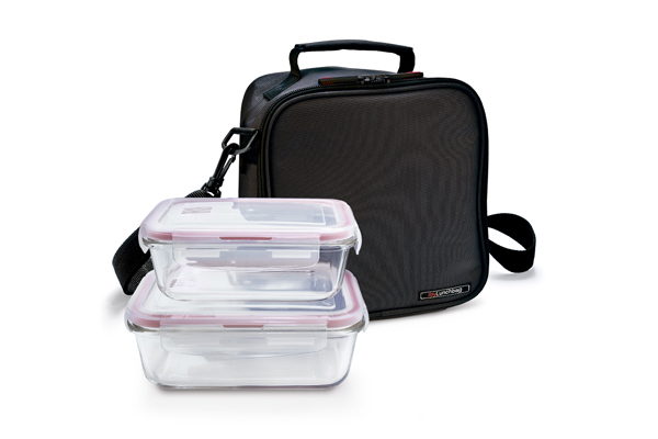 MALETIN +2 HERMETICOS CRISTAL NEGRO 9243-TX IRIS -