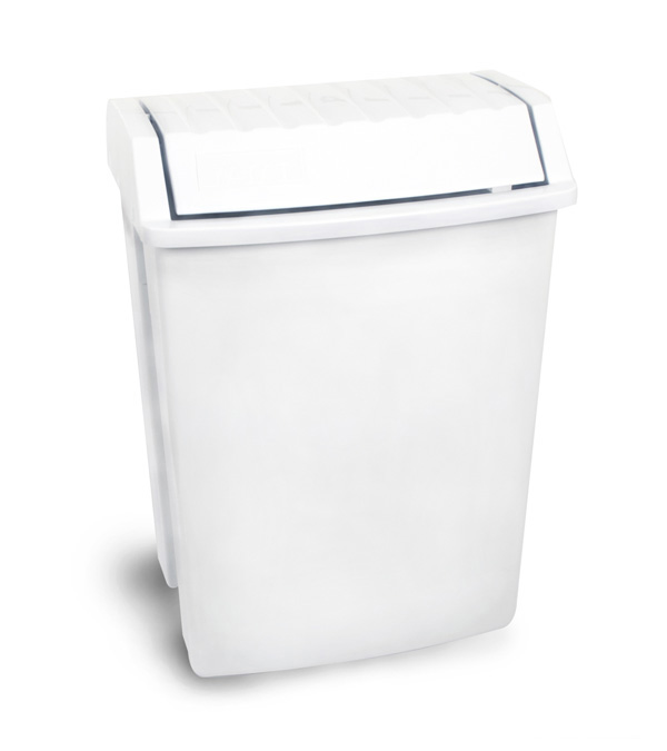 PAPELERA BASCULANTE BLANCA 1100901 TATAY 49 L
