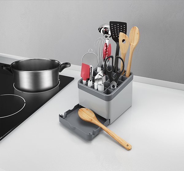 PORTAUTENSILIOS COCINA ABS UTIL-TEX 230020000 METALTEX 15X15X11CM