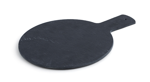 BANDEJA PIZARRA DEGUS. REDONDA 7550015 QUID 28X20 CM