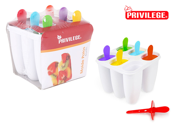 MOLDE HELADO 6 POLOS BY01042767498 PRIVILEGE 12X12X12