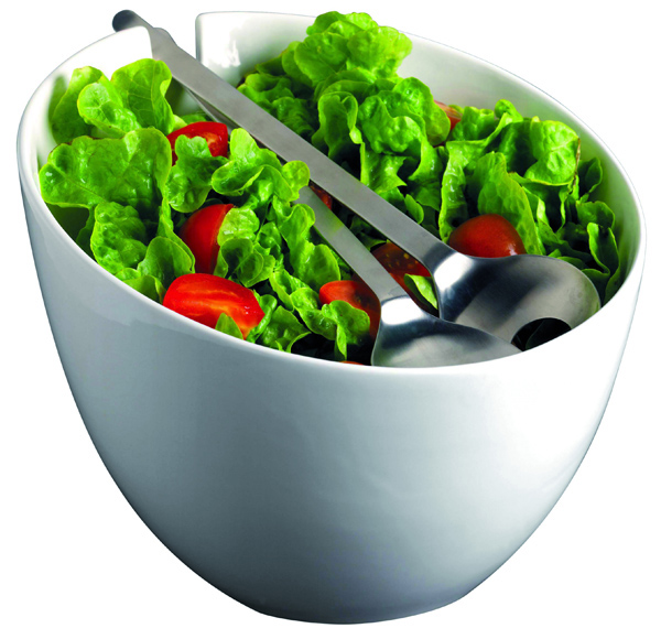 ENSALADERA PORCELANA+CUB. INOX 5902 MINILAND -