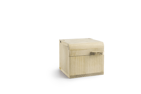 SALERO COCINA MADERA HAYA QUADRO 695110 IBILI 11X11X10CM