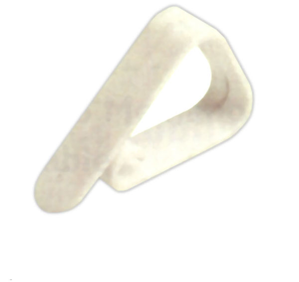 SUJETAMANTEL PLASTICO BLCO.4PZ B50100B BRINOX -