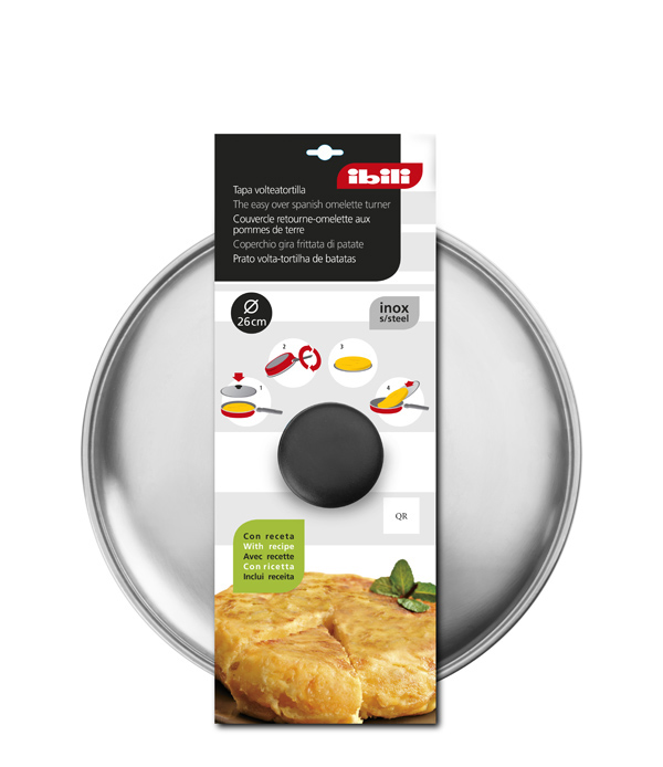 TAPA VIRATORTILLA INOX 715830 IBILI 30 CM