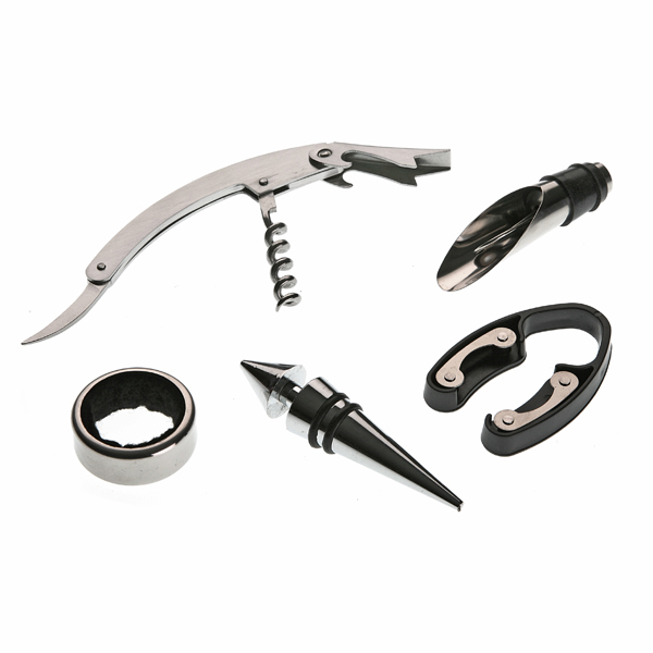 VINO BOTELLA SET 5 PZAS 21220001 VERSA -