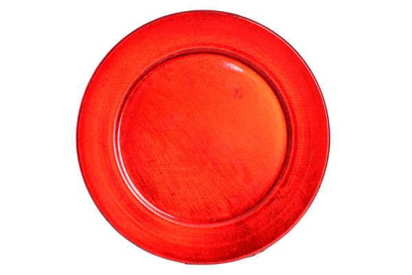 BAJO PLATO PAN PP ROJO NV-151574 ITEM 13X13 CM