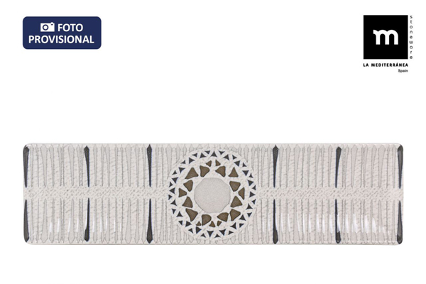 FUENTE STONEWARE BARROC ELITE B25014D LA MEDITERRANEA 30X8 CM