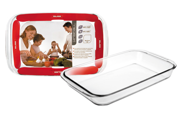 FUENTE HORNO VIDRIO RECT. 1,6L 480730 IBILI 30X18 CM