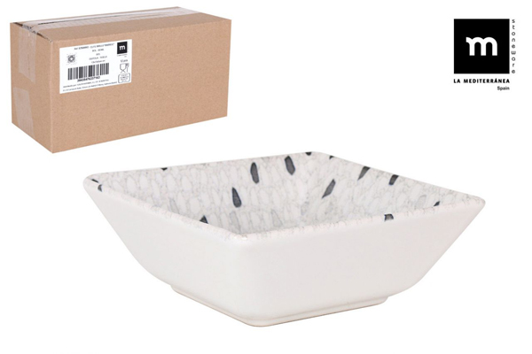 BOL STONEWARE BARROC ELITE B250000D LA MEDITERRANEA 13X13X5 CM
