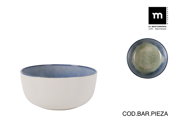 BOL STONEWARE OLAF NORDIC IVORY OLA27108 LA MEDITERRANEA 14,5 CM