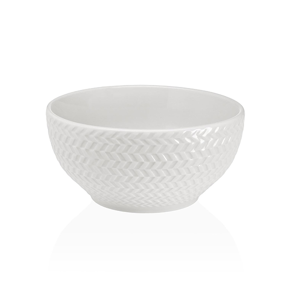 BOL PORCELANA RELIEVE PACK-6 22460014 VERSA 15,5 CM