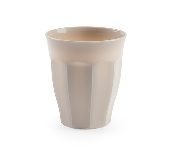 VASO AGUA PP MARRON F18 JAR 12763T0 PLASTICFORTE 250 ML