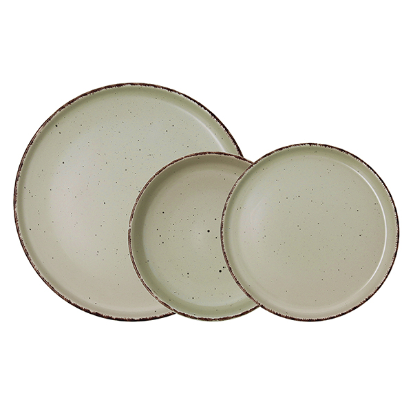 VAJILLA CERAMICA DUNA VERDE 5426270 QUID 12 PZ