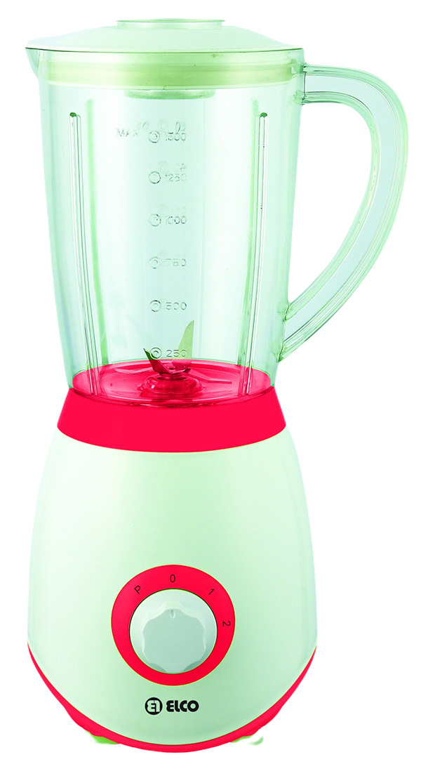 BATIDORA VASO 1.5 L CUCHILLAS ACERO PB-5115 V ELCO 1000 W
